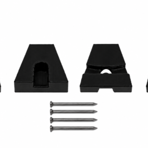 Mercedes panoramic sunroof repair kit – 4 black guides with metal pins